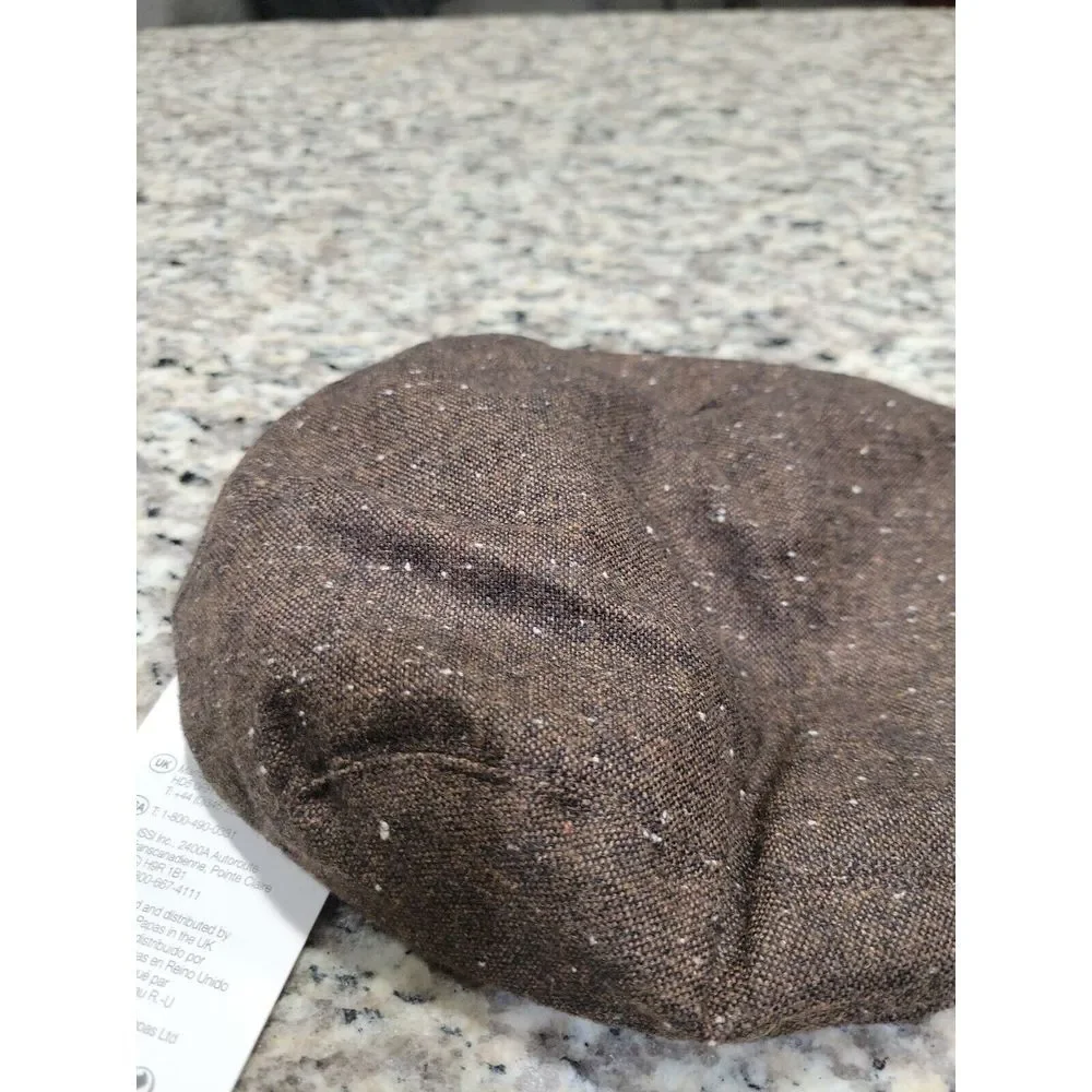 mamas & papas Boys Brown Polyester Flat‎ Cap Size 6-12m